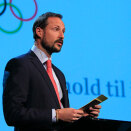 15 March: The Crown Prince opens a conference on sports and human dignity on the occasion of the Norwegian Olympic and Paralympic Committee and Confederation of Sports' 150th anniversary  (Photo: Terje Bendiksby / Scanpix)